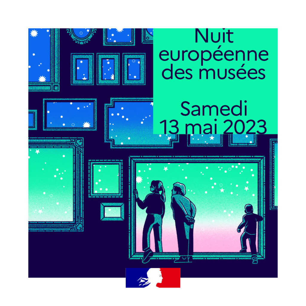 Affiche de la Nuit européenne des musées 2023
